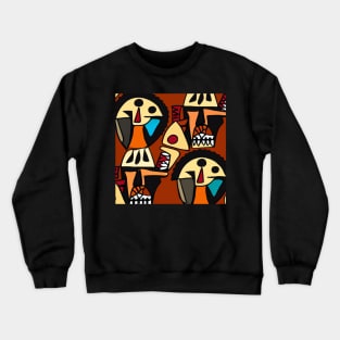 African print Crewneck Sweatshirt